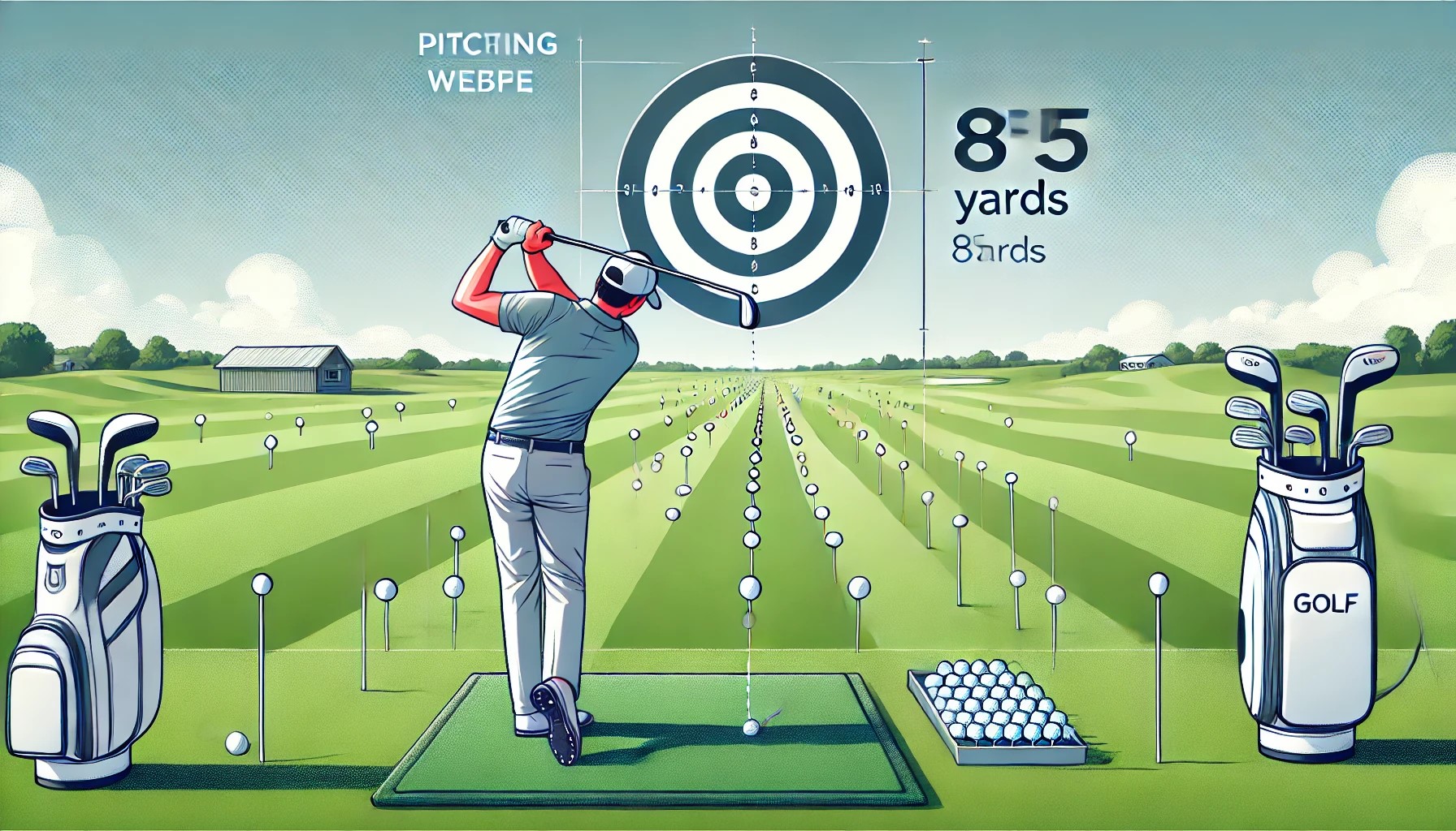 distance control 1-yard increments Practicing wedge distance control with feel, inspired by Phil Mickelson